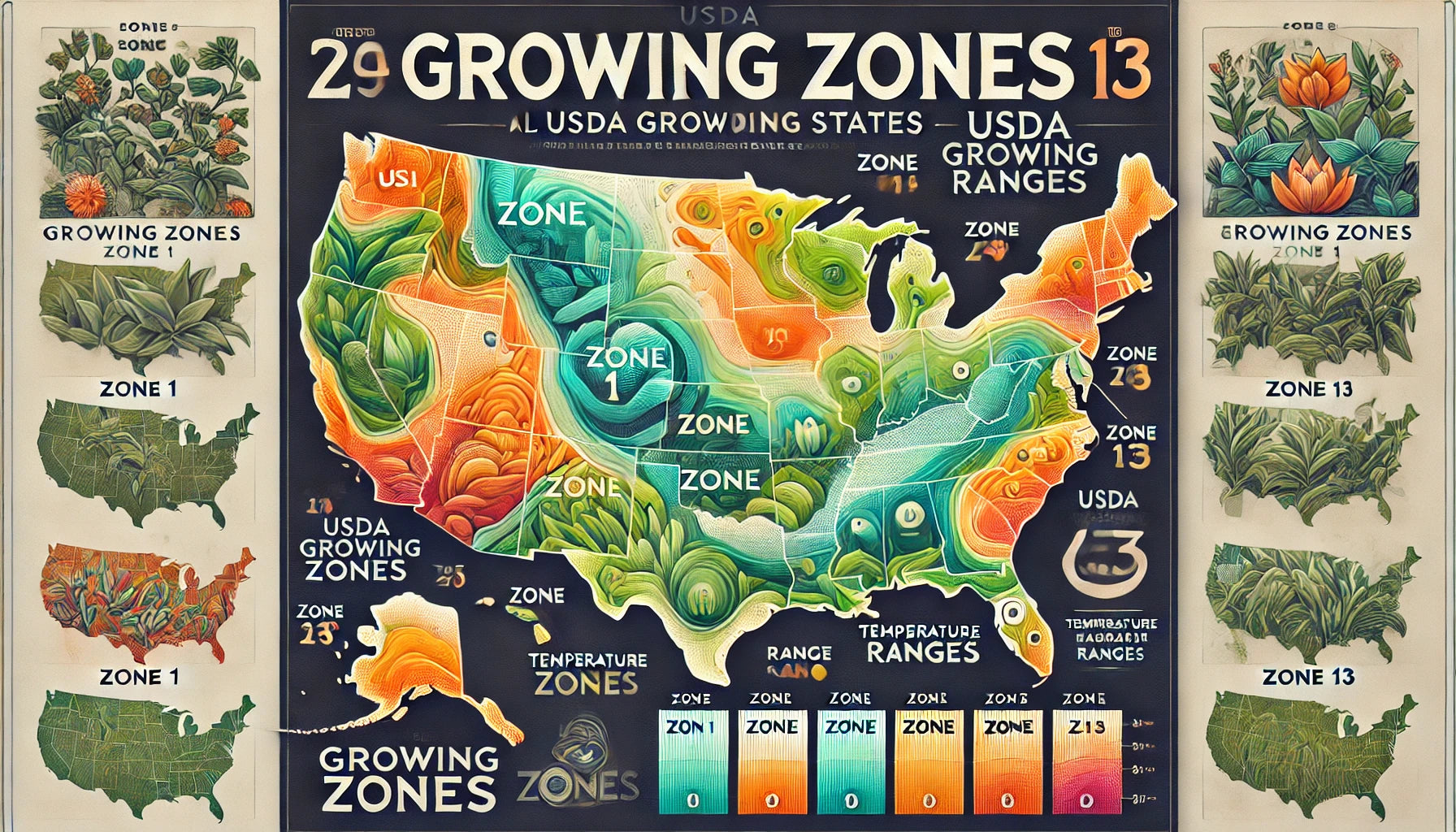 Growing Zones Guide Growing zones guide