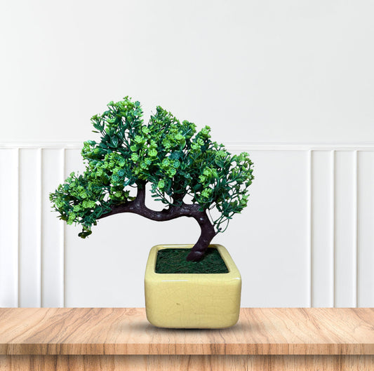 Artificial decorative bonsai green plant for home decor