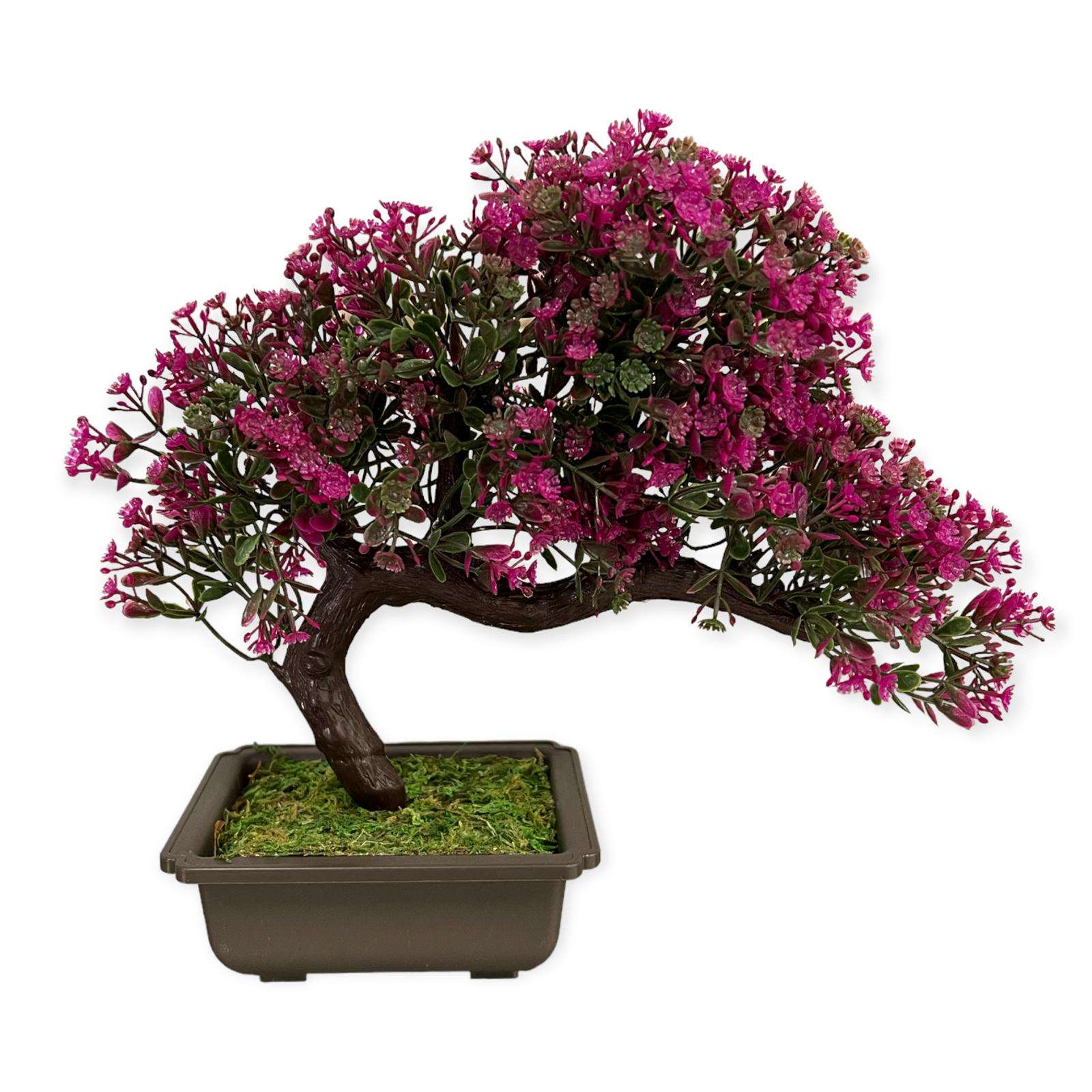 Artificial : Sideways Bonsai in Purple Color Online on Sale from HnG Nursery for trees & plants