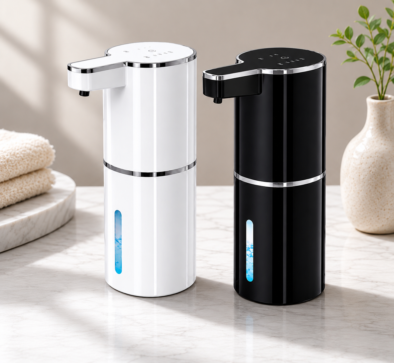 Luxury Touchless Automatic Foaming Soap Dispenser for Kitchens & Bathrooms | Rechargeable & Waterproof (Copy)
