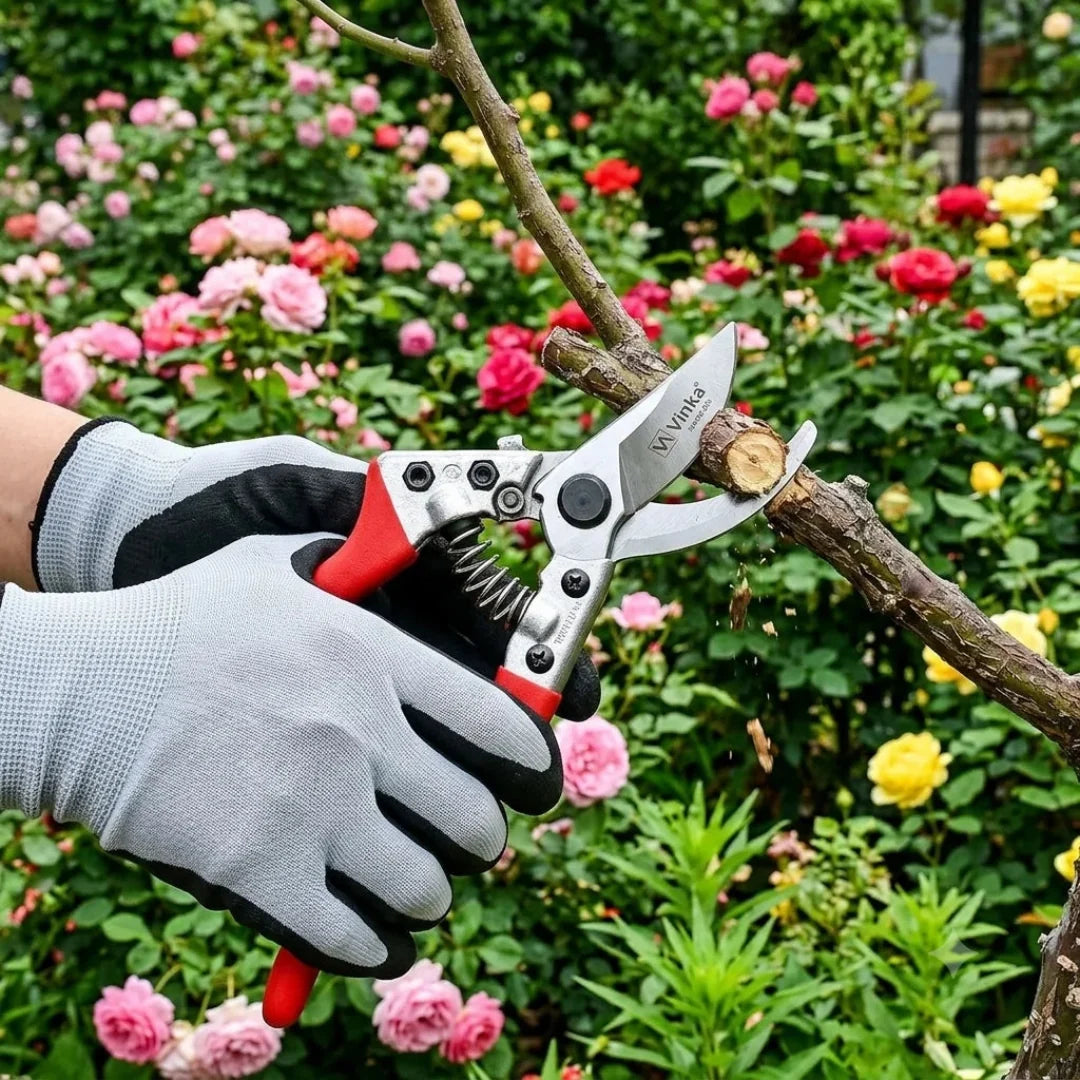 7-Inch Quick Release Bypass Pruner – Never-Fail Lock, Professional Grade