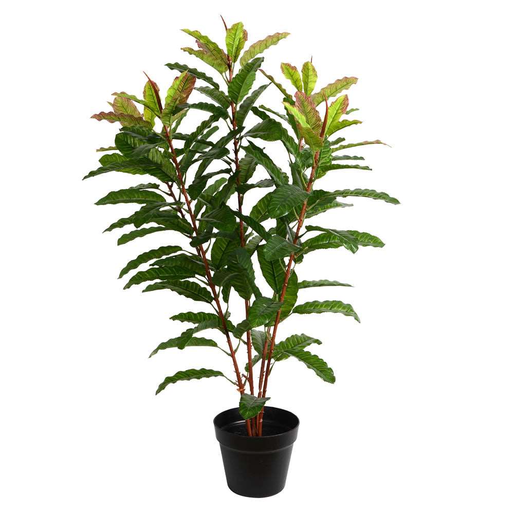 Artificial Plant : Green Myrtle in Pot with 125 Real touch Leaves