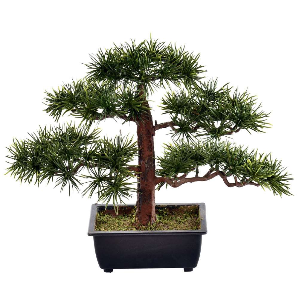 Artificial Plant : Potted Guest Greeting Bonsai Pine
