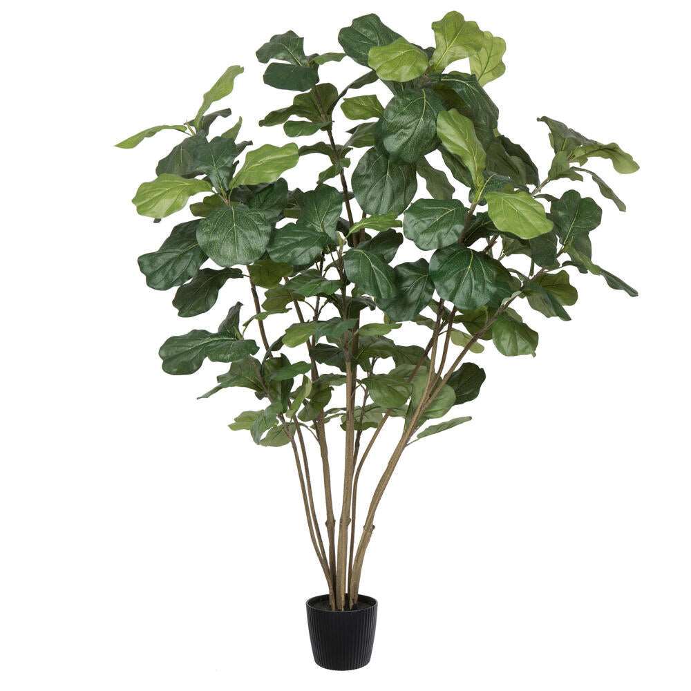 Artificial : Potted Fiddle Tree with Green Leaves Online on Sale from HnG Nursery for trees & plants