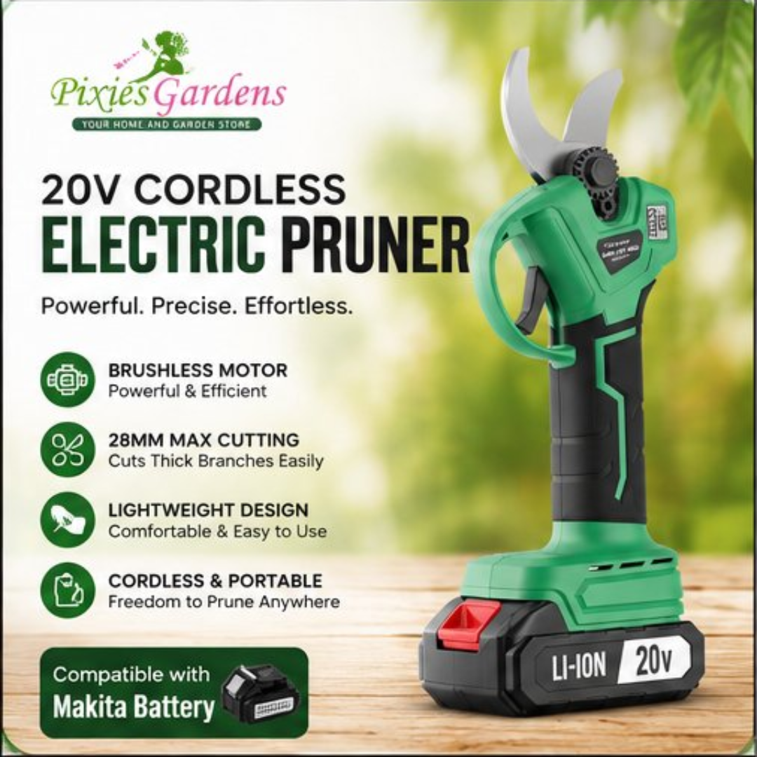 20V Cordless Electric Pruner - Brushless Battery Powered Pruning Shears for Tree Branches & Garden Trimming (Copy)