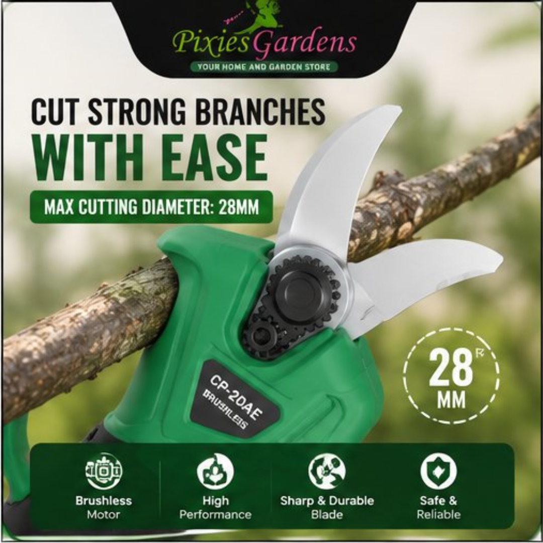 20V Cordless Electric Pruner - Brushless Battery Powered Pruning Shears for Tree Branches & Garden Trimming (Copy)