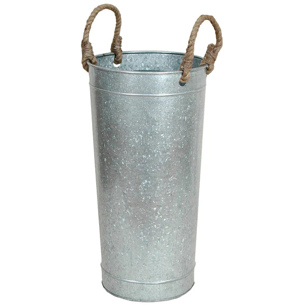 Galvanized French Vase Shaped Planter