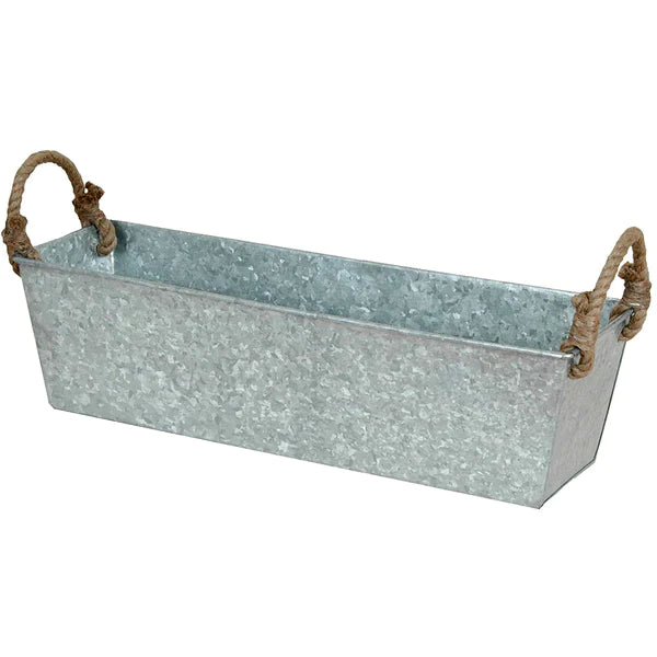 Galvanized Window Planter