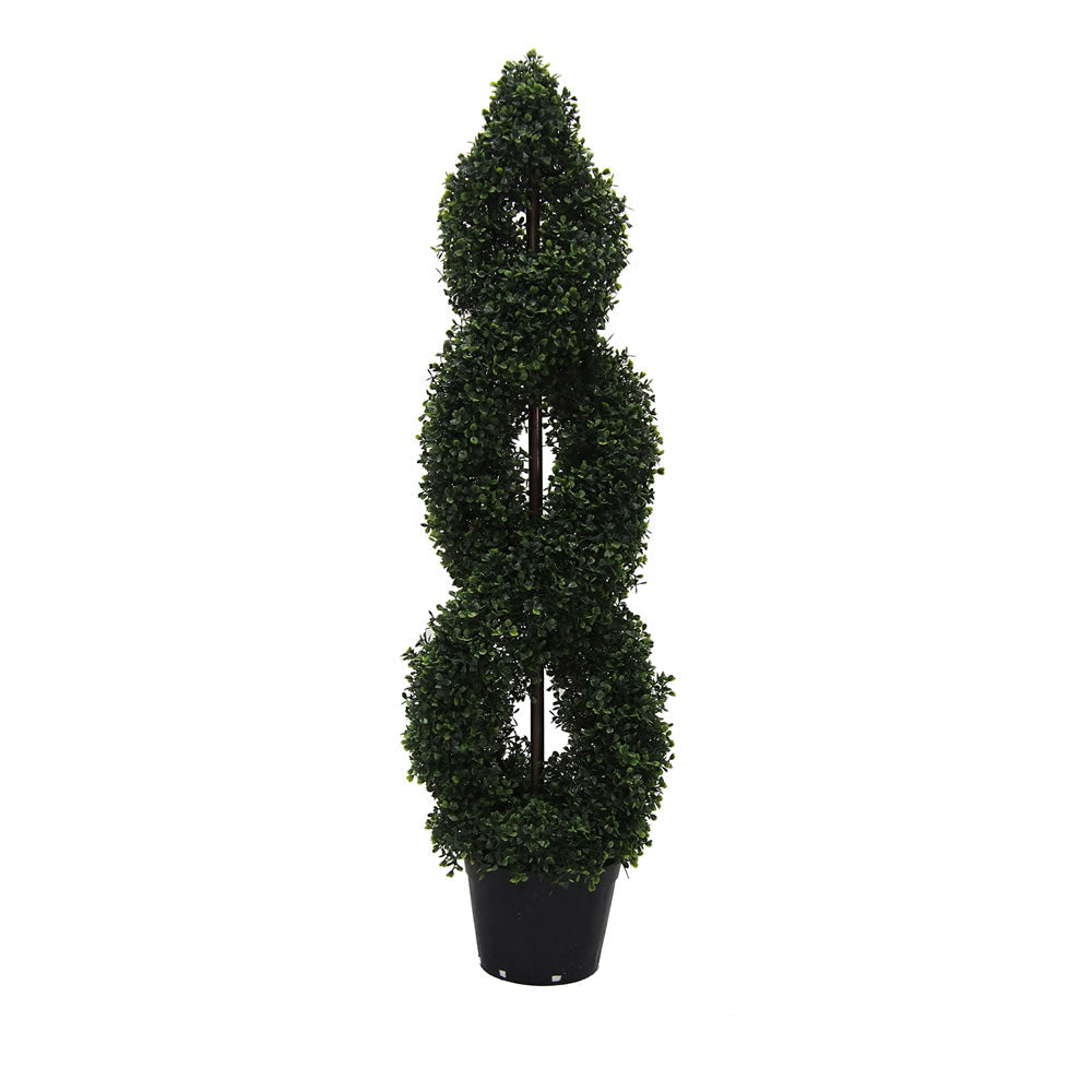 Artificial Topiary : Boxwood Double Spiral